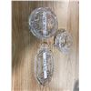 Image 1 : CRYSTAL CANDY BOWLS/ PUNCH BOWLS + BUTTER DISH