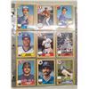 Image 17 : LARGE BINDER OF BASEBALL CARDS (SCORE 80'S + 90'S, TOPPS 1960'S, 1980'S, 1990'S, O-PEE-CHEE 80'S)