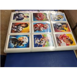 LARGE BINDER OF HOCKEY CARDS (UPPER DECK 90'S)
