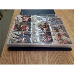 LARGE BINDER OF HOCKEY CARDS (UPPER DECK 90'S, PRO SET 90'S, NHL)