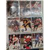 Image 2 : LARGE BINDER OF HOCKEY CARDS (UPPER DECK 90'S, PRO SET 90'S, NHL)