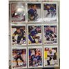 Image 4 : LARGE BINDER OF HOCKEY CARDS (UPPER DECK 90'S, PRO SET 90'S, NHL)