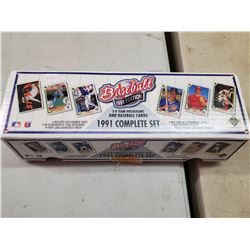 1991 BASEBALL CARDS COMPLETE #1-800 W/ HOLOGRAMS