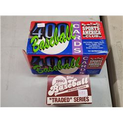 TWO BOXES OF BASEBALL CARDS (TOPPS 1990, UPPER DECK, DONRUSS, SCORE 90'S)