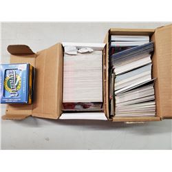 3 BOXES OF COLLECTORS CARDS (MOSTLY HOCKEY, SOME FOOTBALL)