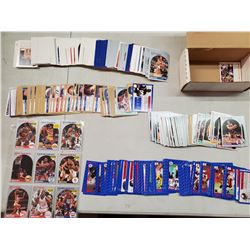 ONE BOX + SHEET OF BASKETBALL CARDS