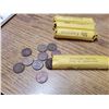 Image 1 : 4 ROLLS OF PENNIES US + CANADA ASST YEARS (ALL MAY NOT BE COPPER)