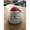 Image 2 : LARGE SANTA CLAUS COOKIE JAR (SCRATCHES ON TOP OF HAT)