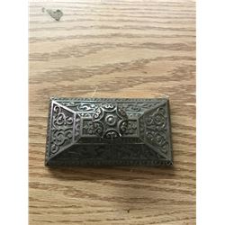 SILVER COLOURED RECTANGLER PAPER WEIGHT