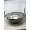 Image 1 : LARGE METAL COVERED BOWL FOR BREAD DOUGH.