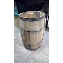 ONE WOODEN NAIL KEG