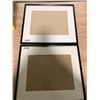 Image 1 : 14" X 16" (2) BLACK FRAMES, MATTED
