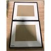 Image 1 : 13 1/4" X 15" (2) BLACK FRAMES