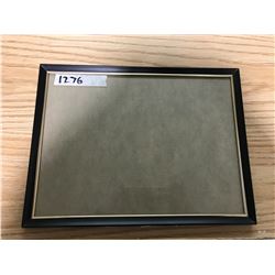 NEVER USED, BLACK FRAME, 9 1/8" X 12 1/8"