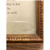 Image 3 : WOODEN PICTURE FRAME 1940S-50S, 8 & 5/8" X 10 & 1/4" ("DEAREST MOTHER" VASE WITH FLOWERS)