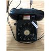 Image 1 : BLACK ROTARY DESK TELEPHONE