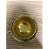 Image 2 : AYNSLEY, ESTABLISHED 1775, CUP & SAUCER, FRUIT DESIGN, GOLD INTERIOR HAS SLIGHT SCRATCH, EGLAND, FIN
