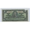 Image 1 : 1937 KING GEORGE VI $1.00 BILL G.F TOWER