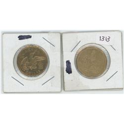 2-LOONIES TOGETHER  TERRY FOX 2005 AND FLYING LOON 2008