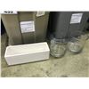 Image 2 : UNDER TABLE LOT OF ASSORTED CERAMIC AND GLASS VASES
