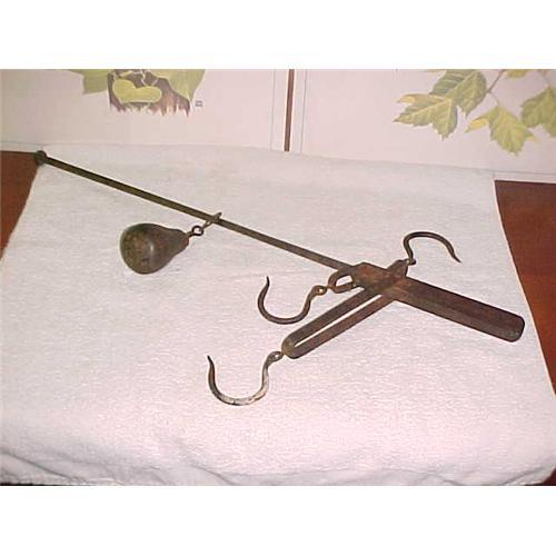Scales, Stillards, for weighing bag #1101309