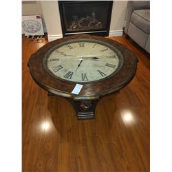 Round Clock Coffee Table