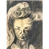 Image 1 : Otto Dix German Modernist Charcoal on Paper