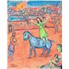 Image 1 : Marc Chagall Russian-French Pastel on Paper