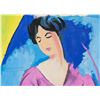 Image 3 : Walasse Ting Chinese-American Oil on Paper