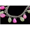 Image 2 : Certified Multi Color Onyx Necklace Earring Set