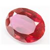 Image 2 : 16.25ct Oval Cut Pinkish Red Natural Ruby GGL