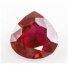 Image 1 : 17.30ct Pear Cut Red Burma Natural Ruby GGL