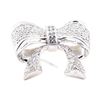 Image 1 : 1.10 ctw Diamond Pendant-Pin - 14KT White Gold