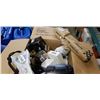 Image 2 : BOX OF TOOLS, ELECTRONICS, SHOCKWATCH LABELS, PAPER SHREDDER
