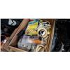 Image 2 : 3 BOXES OF TAPE, TRIPOD, ESTATE GOODS, AND CHILLMED POUCHES
