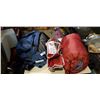 Image 1 : HIKING BACKPACK, OUTBOUND CAMP CHAIR, 2 SLEEPING BAGS