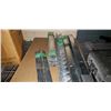 Image 3 : METAL AND WOOD SHELVING UNIT