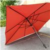Image 2 : Orange rectangular 10ft patio umbrella