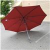 Image 1 : Burgundy proshade 10ft tilting patio umbrella
