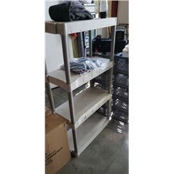 4 tier plastic shelf