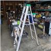 Image 1 : 6 FOOT WERNER ALUMINUM A FRAME LADDER