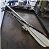 Image 1 : DAIWA ROD AND REEL - BROKEN TIP AND 2 WOODEN PADDLES