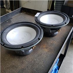 2 INFINITY 12.1 1400W SPEAKERS