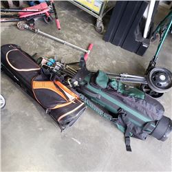 Lost Property golf bags, clubs and cart