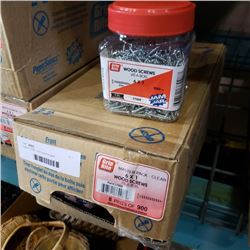 Case of 7200 1 inch wood screws