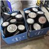 Image 8 : 2 boxes of track lights with light fixtures and drawer slides