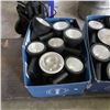 Image 9 : 2 boxes of track lights with light fixtures and drawer slides