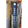 Image 1 : 8ft wood loading zone sign and vinyl posters