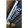 Image 2 : 8ft wood loading zone sign and vinyl posters