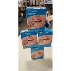 4 boxes of new rezeal 3 in 1 professional mouthguards retail $100